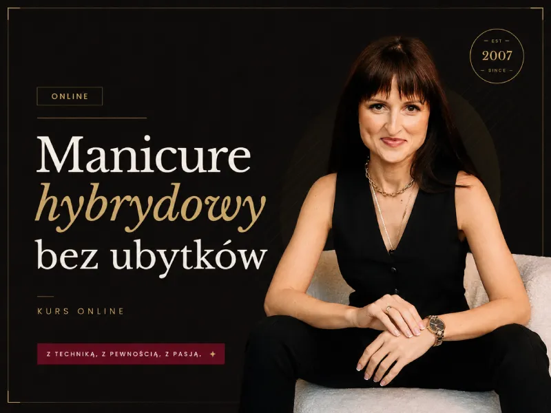 Manicure hybrydowy bez ubytków